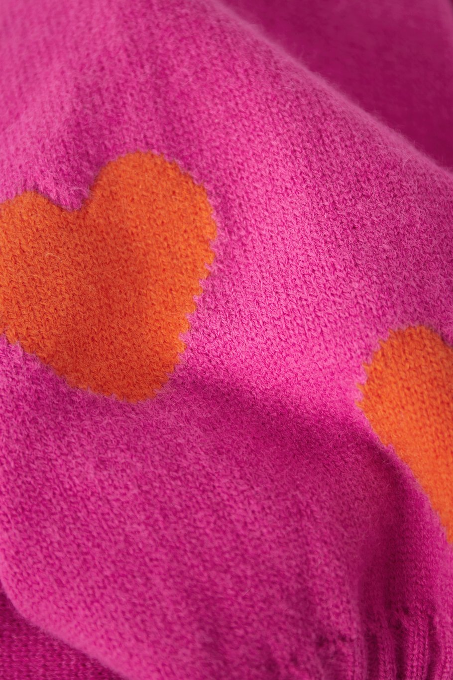Comfort Heart Knit sweater - fuchsia Picture11